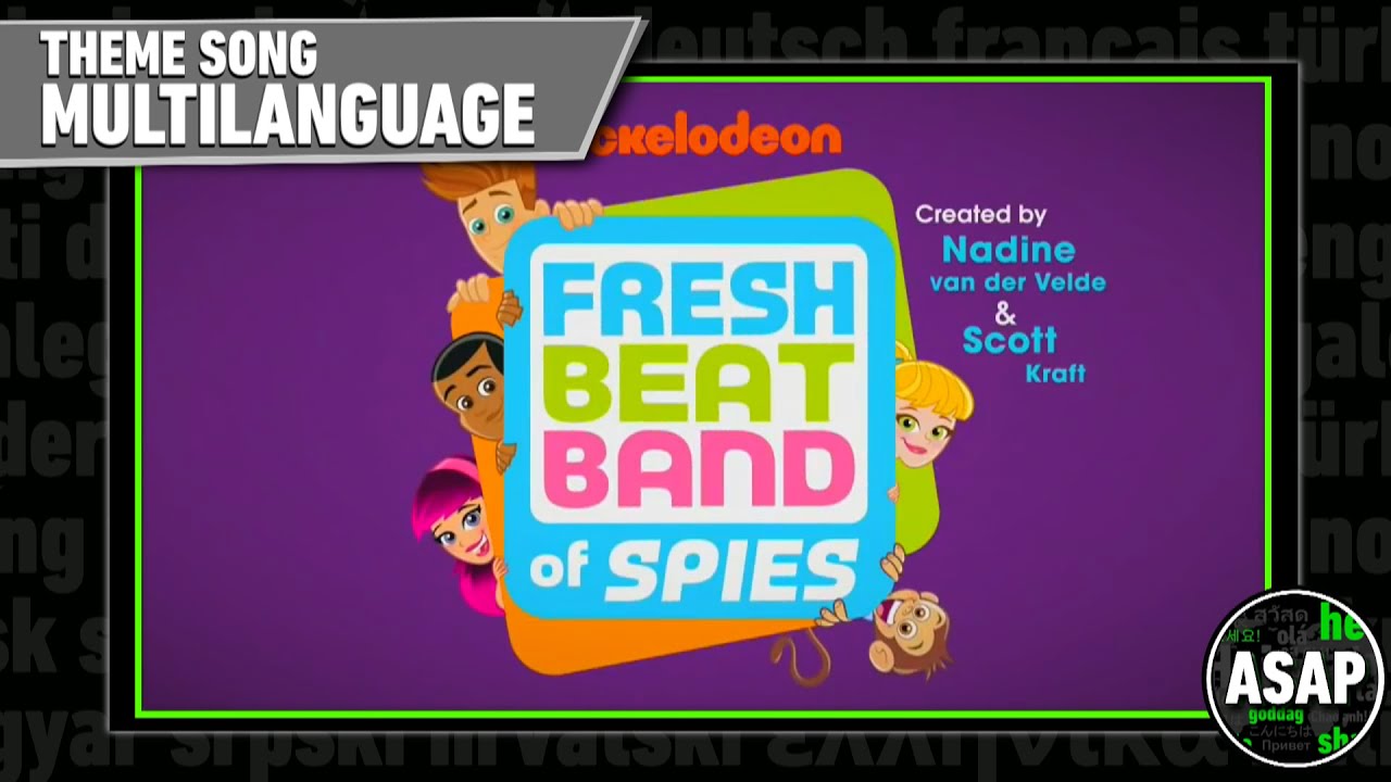 The Fresh Beat Band of Spies Theme Song | Multilanguage (Requested)