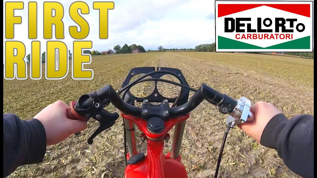 FIRST RIDE + Dellorto sha 15 15 carburetor unboxing - Peugeot 103 RCX