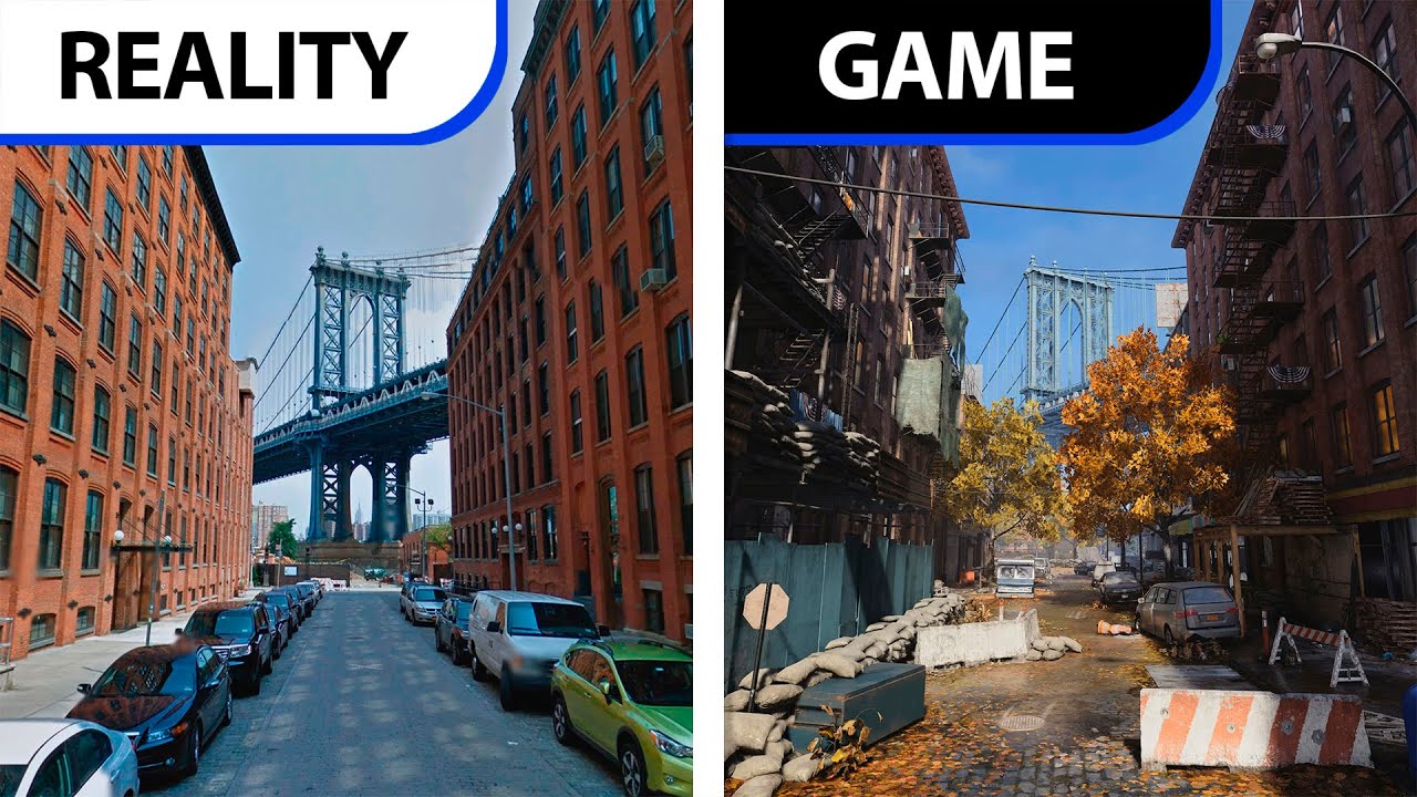 The Division 2: Battle for Brooklyn VS Reality | Real World Comparison | Analista De Bits