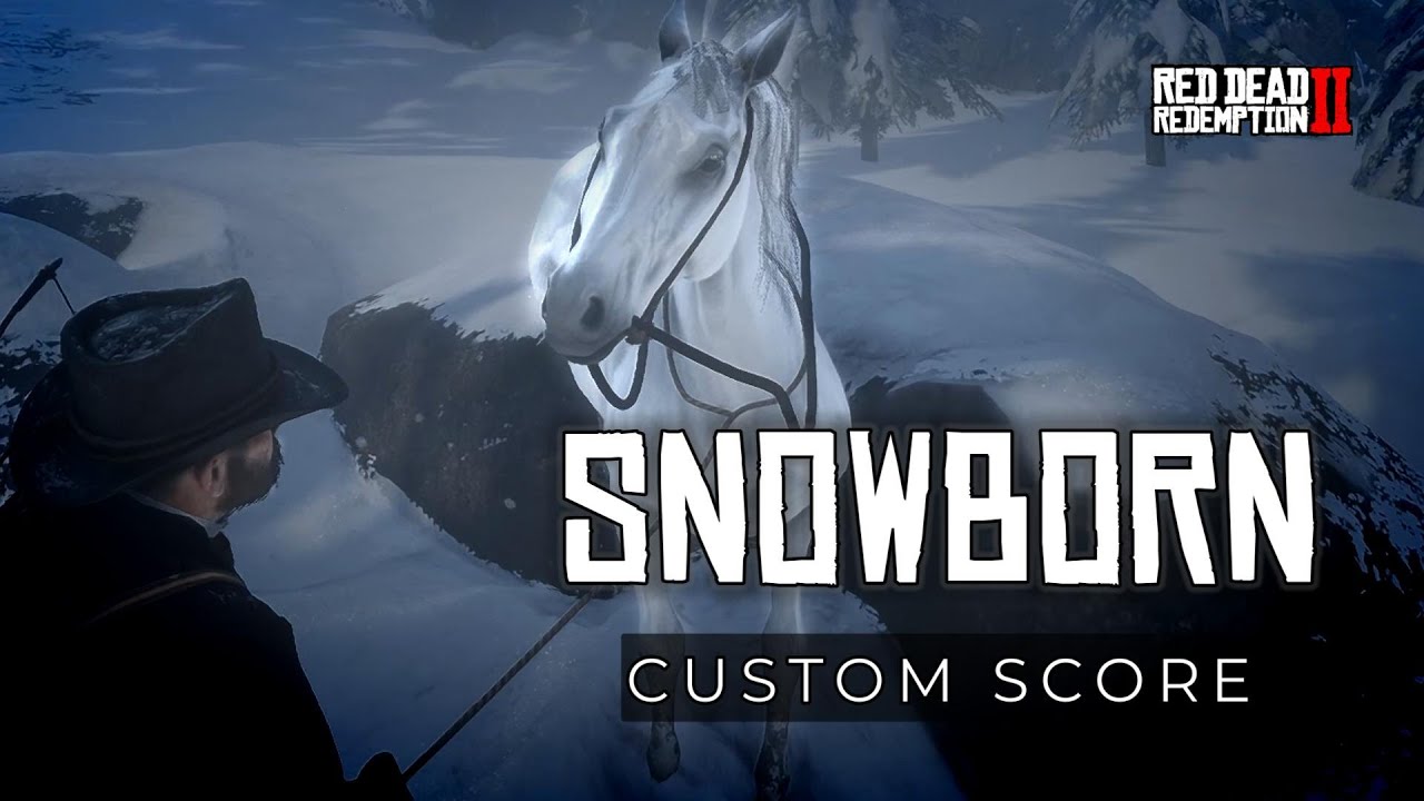 White Arabian at Lake Isabella | RDR2 Winter Ambience + Original Score (No Commentary)