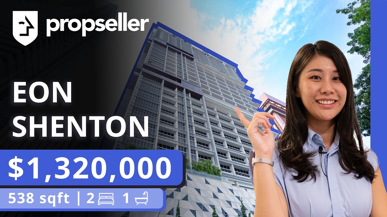 Unwind in This 2-BR Unit With Stunning City Views @ Eon Shenton | Propseller Property Tours