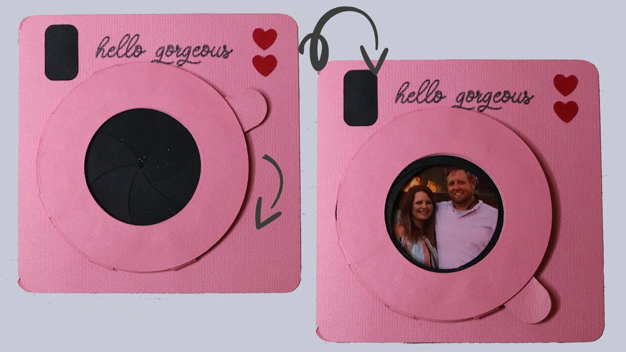 Camera Iris Shutter Card Tutorial - SVG for Cricut & Silhouette included!