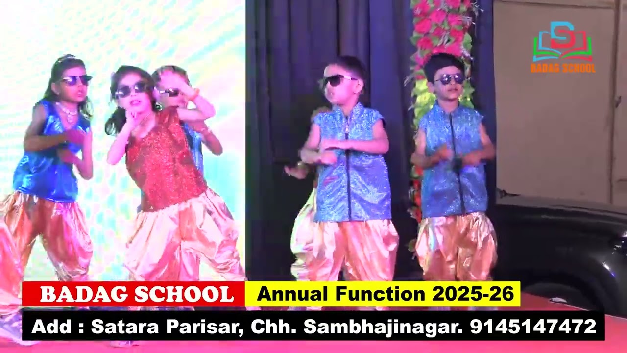 Kala Chashma Song Dance I Badag School I Annual Function 2025-26