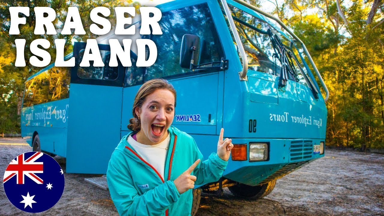 We took a 4x4 BUS across The World's LARGEST Sand Island! Fraser Island Australia