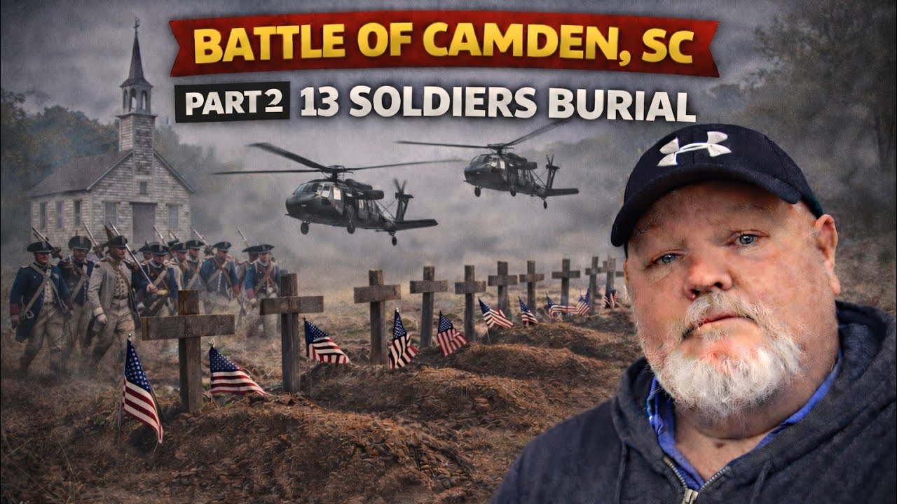 Battle of Camden Soldier Burial Part 3 Gravesite Service