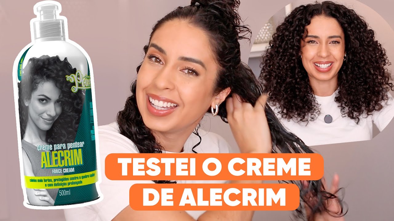 TESTEI O CREME ALECRIM DA SOUL POWER NO MEU CABELO CACHEADO | JULIANA LOUISE