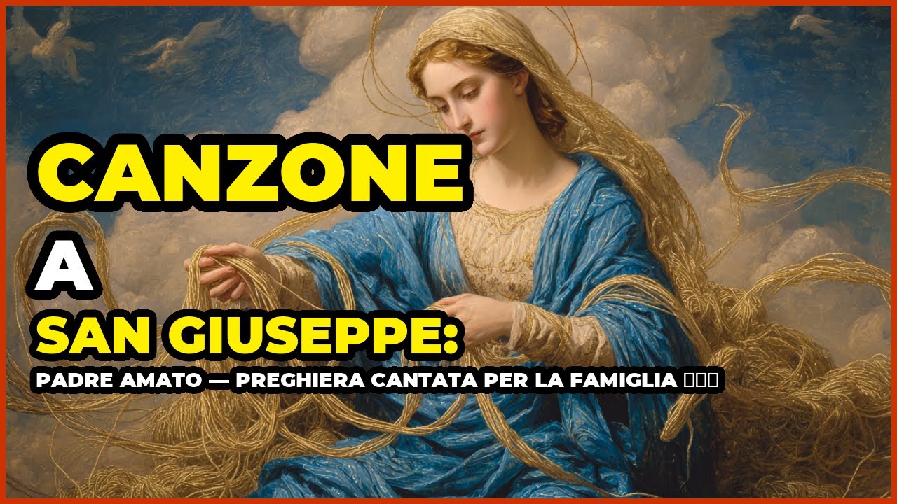 Canzone a San Giuseppe: PADRE AMATO — Preghiera Cantata per la Famiglia 🙏🙏🙏