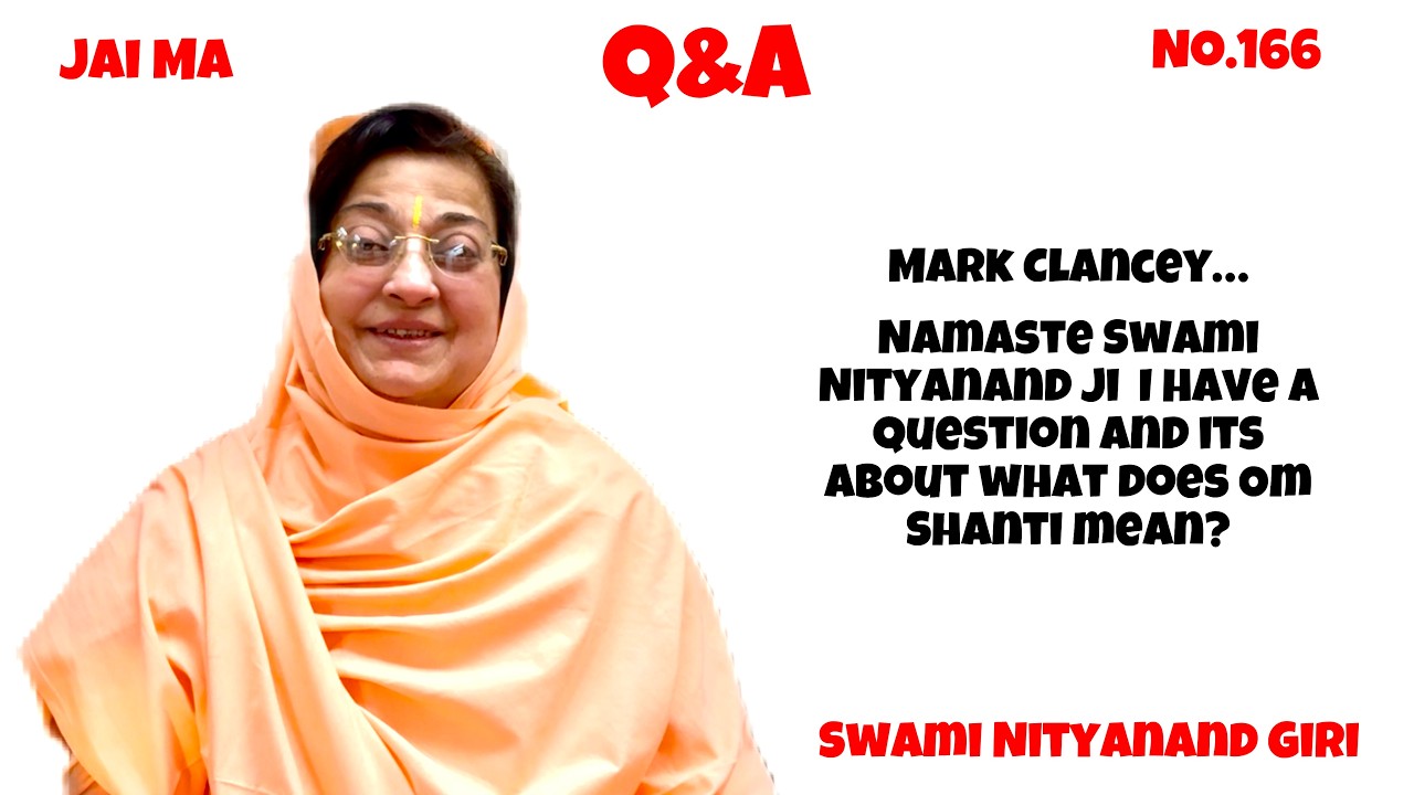 Nityanandji, what does 