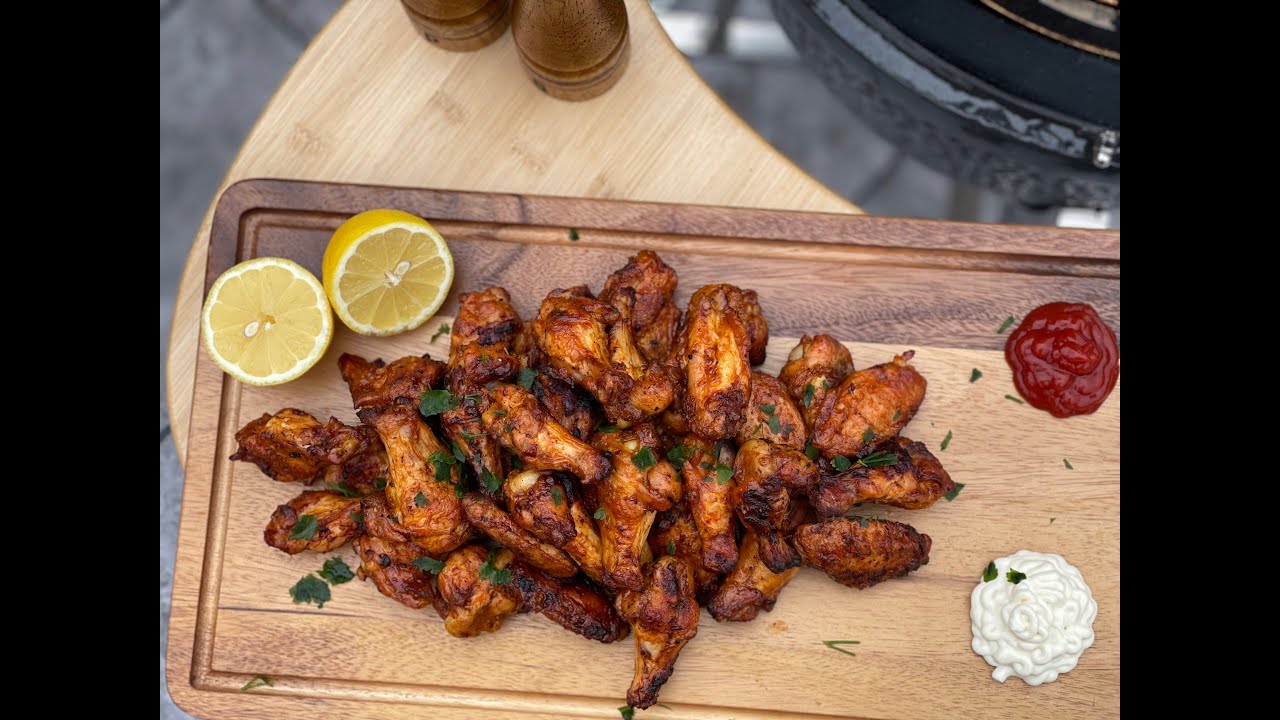 Kamado Buffalo Chicken Wings