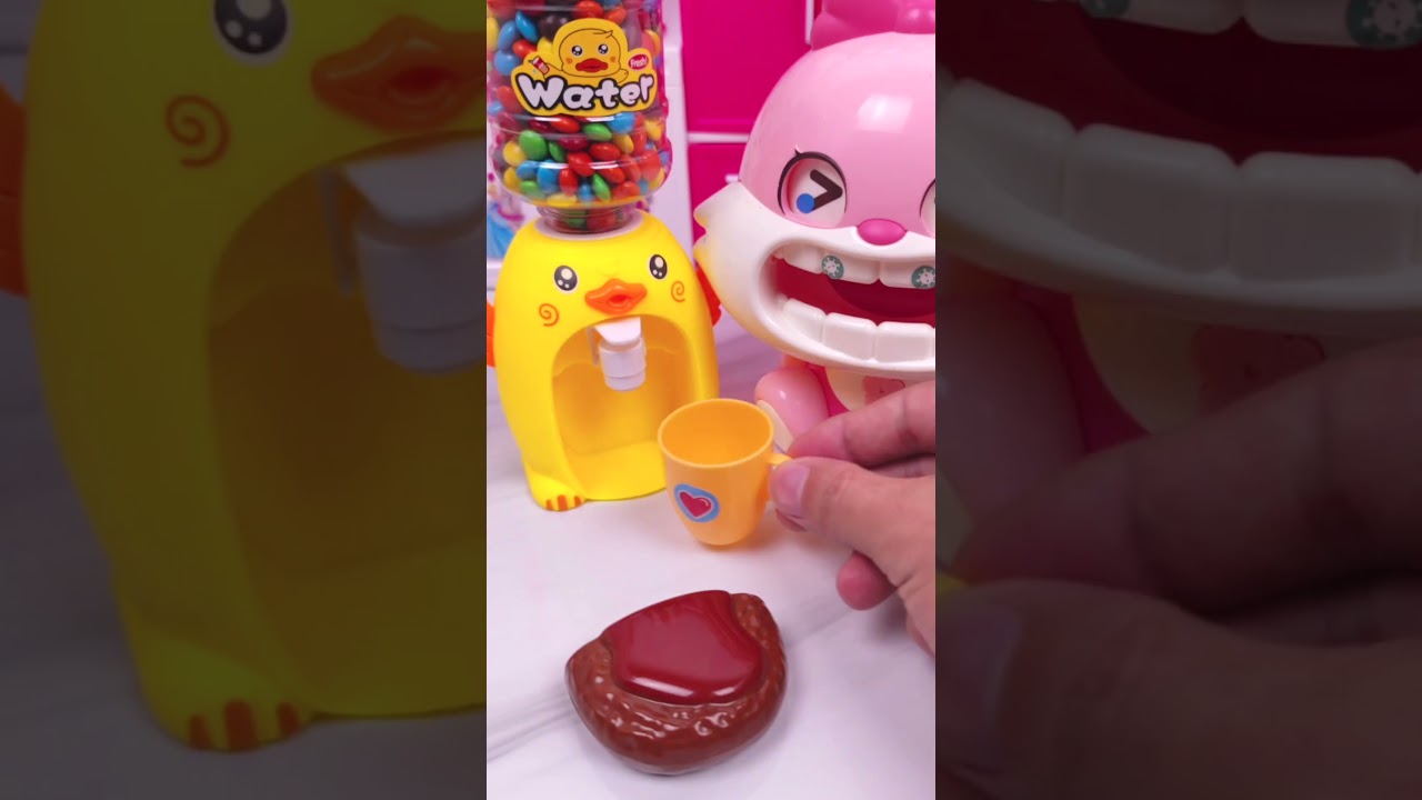 Satisfied unboxing, Mini Drinking Fountain Toy Review , ASMR video