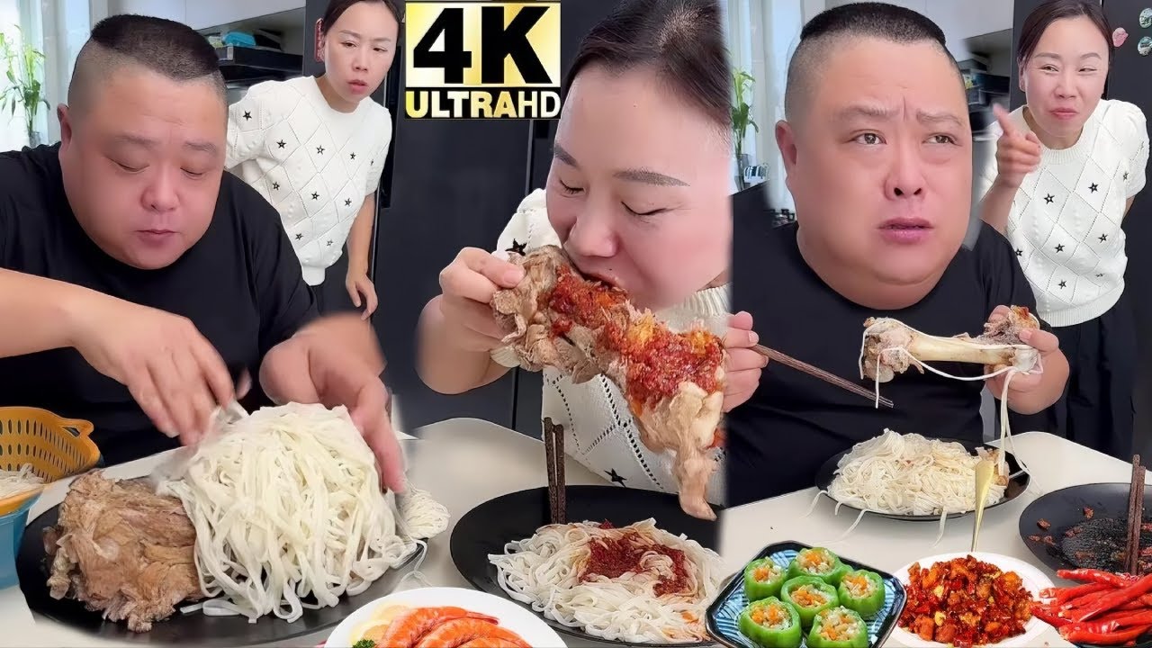 癒し食べ ASMR _ ASMR FOOD 🍜🍝🍜🥓🥢🍗