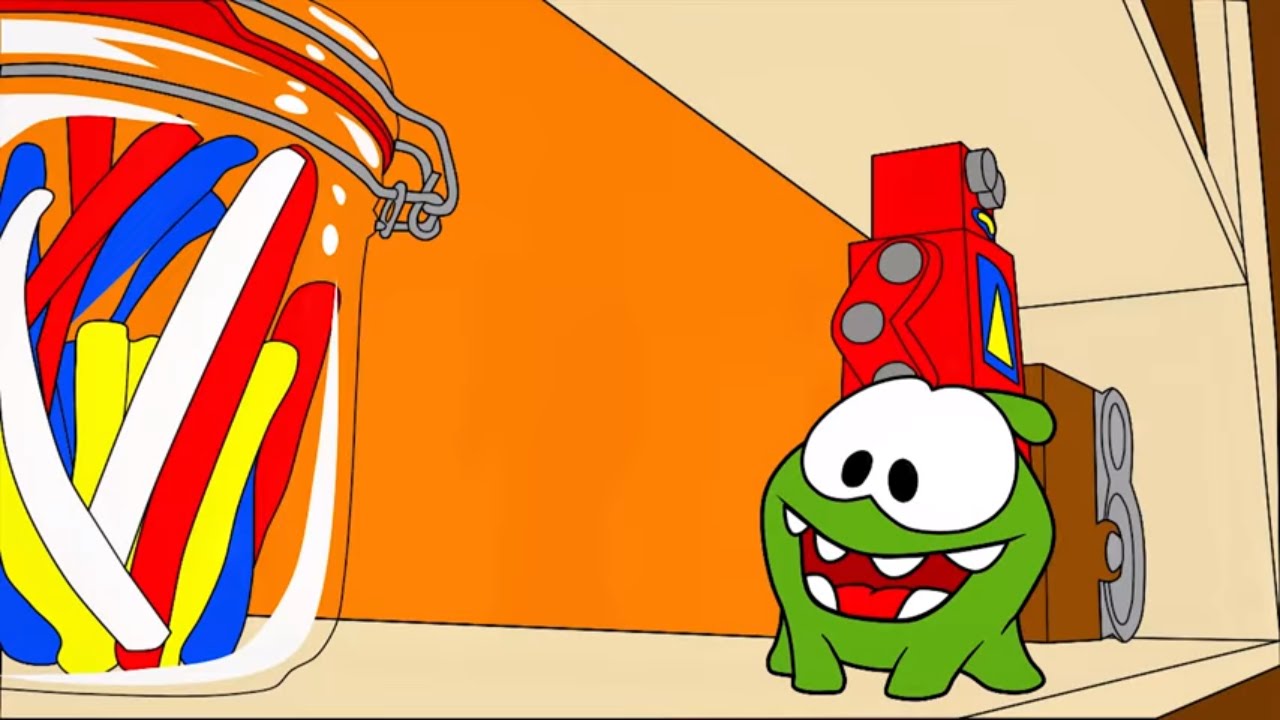 The Colouring Book! - Learning colors with Om Nom - Robo Friend (Cut the Rope)