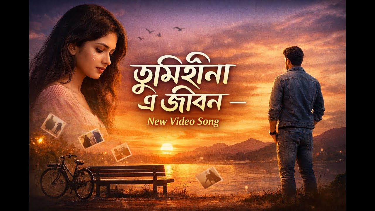 তুমিহীনা এ জীবন |  New Bangla Romantic Song ❤️ | Bangla Love Music Video | AI Music | AI Video Song
