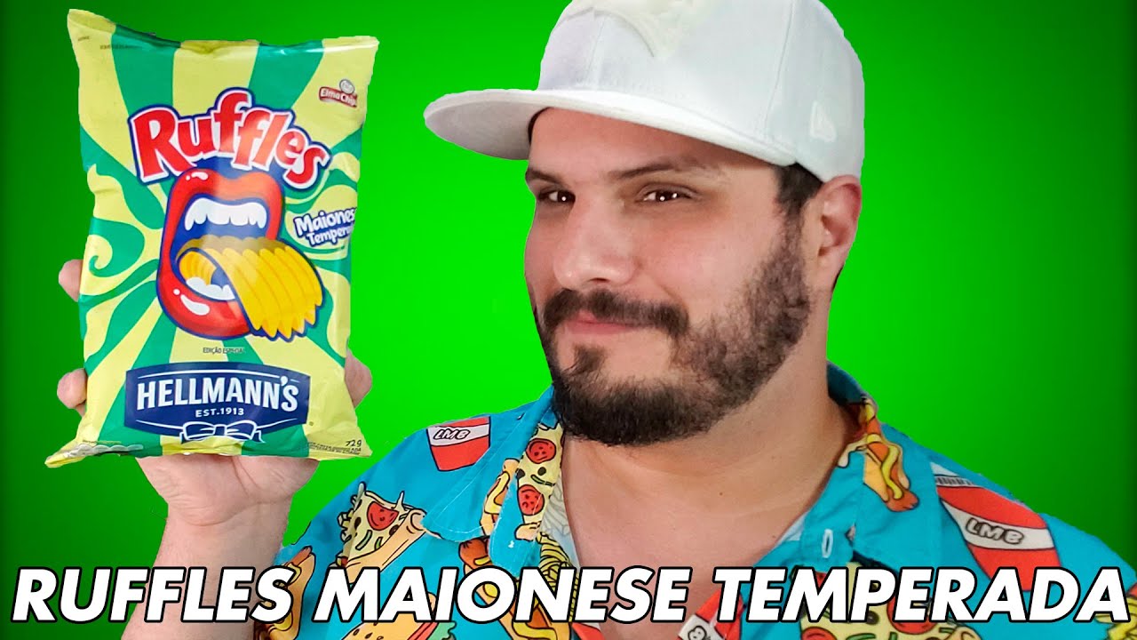 PROVEI A NOVA RUFFLES MAIONESE TEMPERADA da ELMA CHIPS