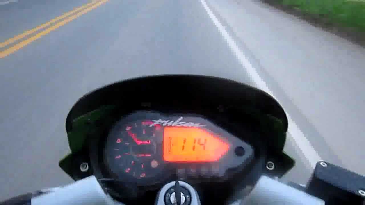 pulsar 220 top speed