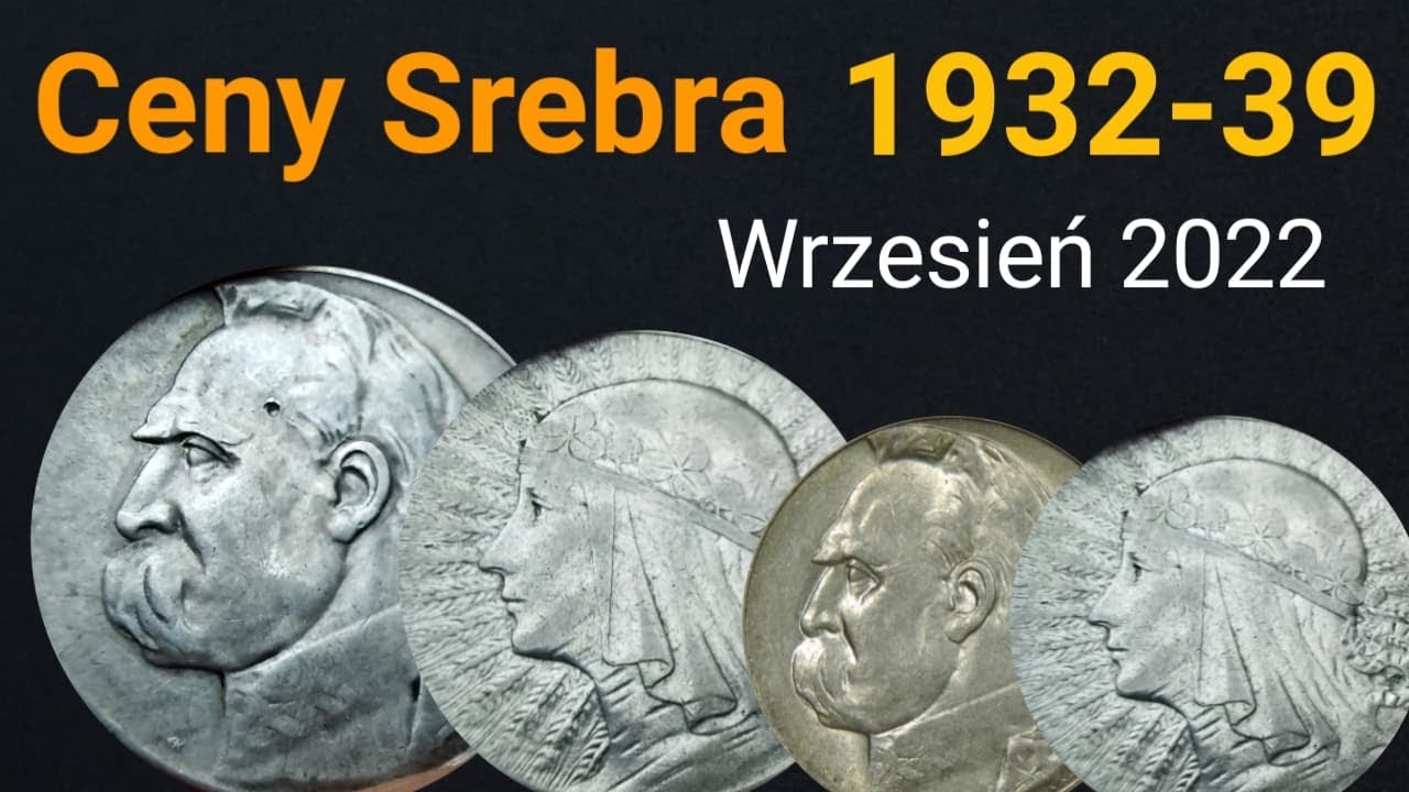 Ceny Srebra Monet 2RP Wrzesień 2022 Józef Piłsudski oraz Głowa Kobiety nominały 2,5 i 10 złotych