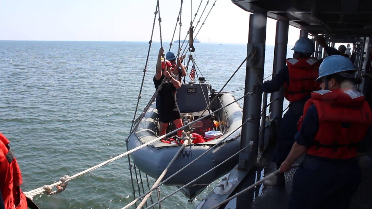 MIGHTY ANTIETAM RHIB LAUNCH