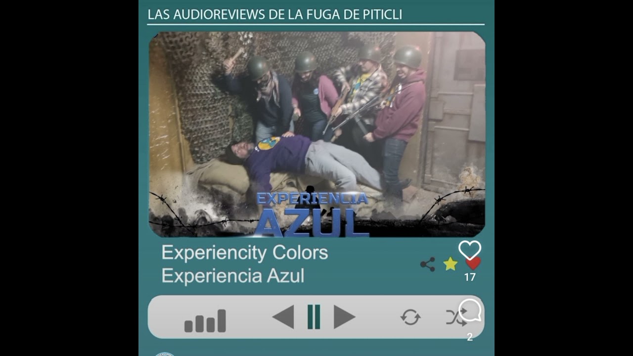 1x12 Audioreview Piticli | Experiencia Azul | Experiencity Colours