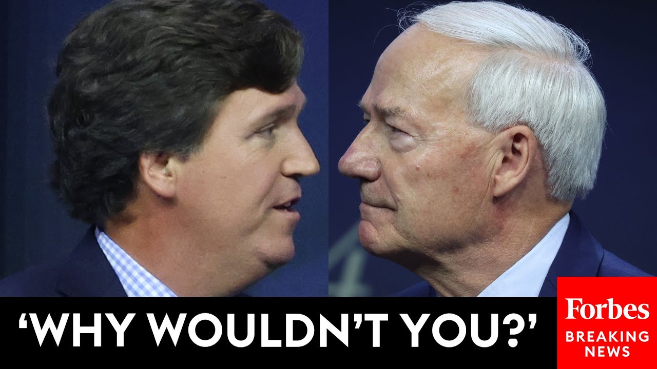 Tucker Carlson, Asa Hutchinson Have Testy Exchange Over Issue Of US Military Being Sent To Border