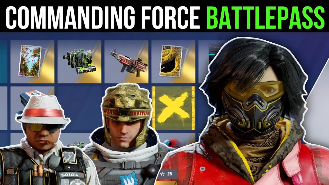 ENTIRE Operation Commanding Force Battlepass in Rainbow Six Siege