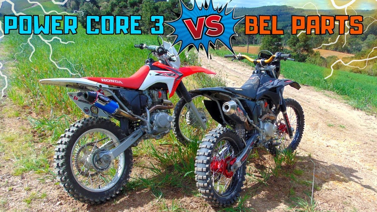 Escape POWER CORE 3 VS BELPARTS na CRF 230 *arrancadão*💥