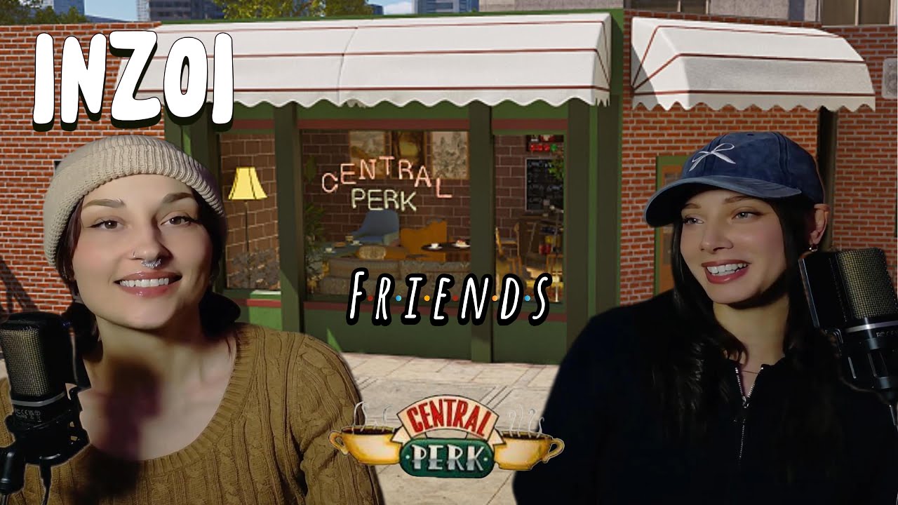 We built The Central Perk Cafe in Inzoi!