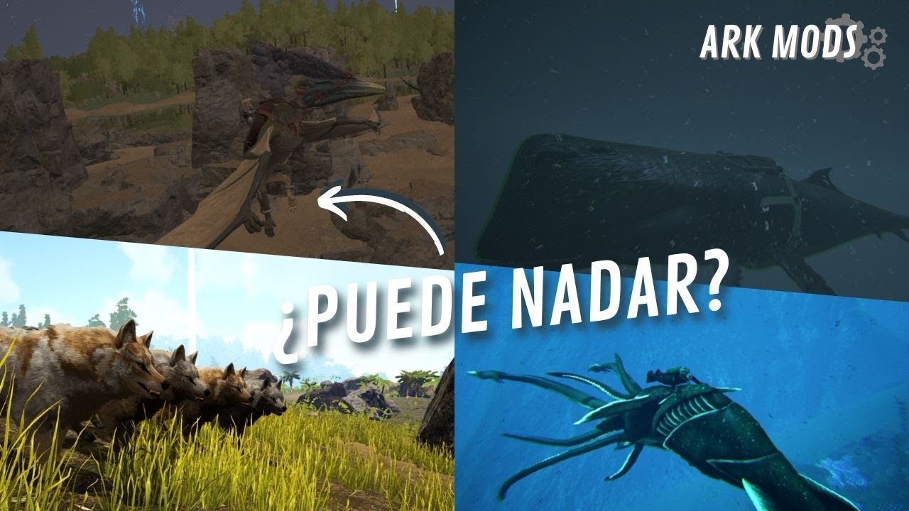 Este DINO VOLADOR puede NADAR EN EL AGUA ¡FINAL! #5 | Animals Of Atlas | ARK MODS EN ESPAÑOL