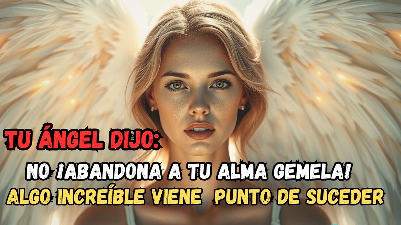 ¡URGENTE! Tu ángel de la guarda te grita para advertirte: ¡no abandones a tu alma gemela!