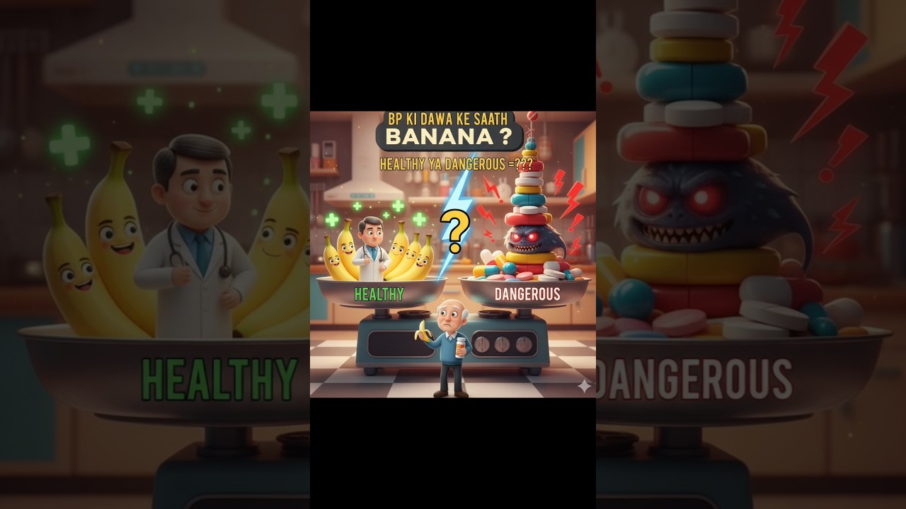 Healthy Banana… Par BP Patients Ke Liye Danger? 🍌⚠️