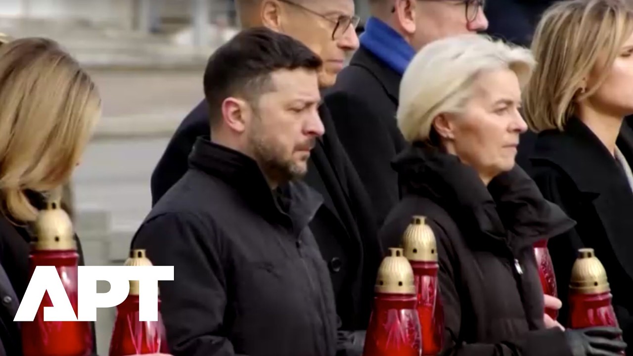 Kyiv Falls Silent as Zelensky and EU Chiefs Honor the Fallen | APT