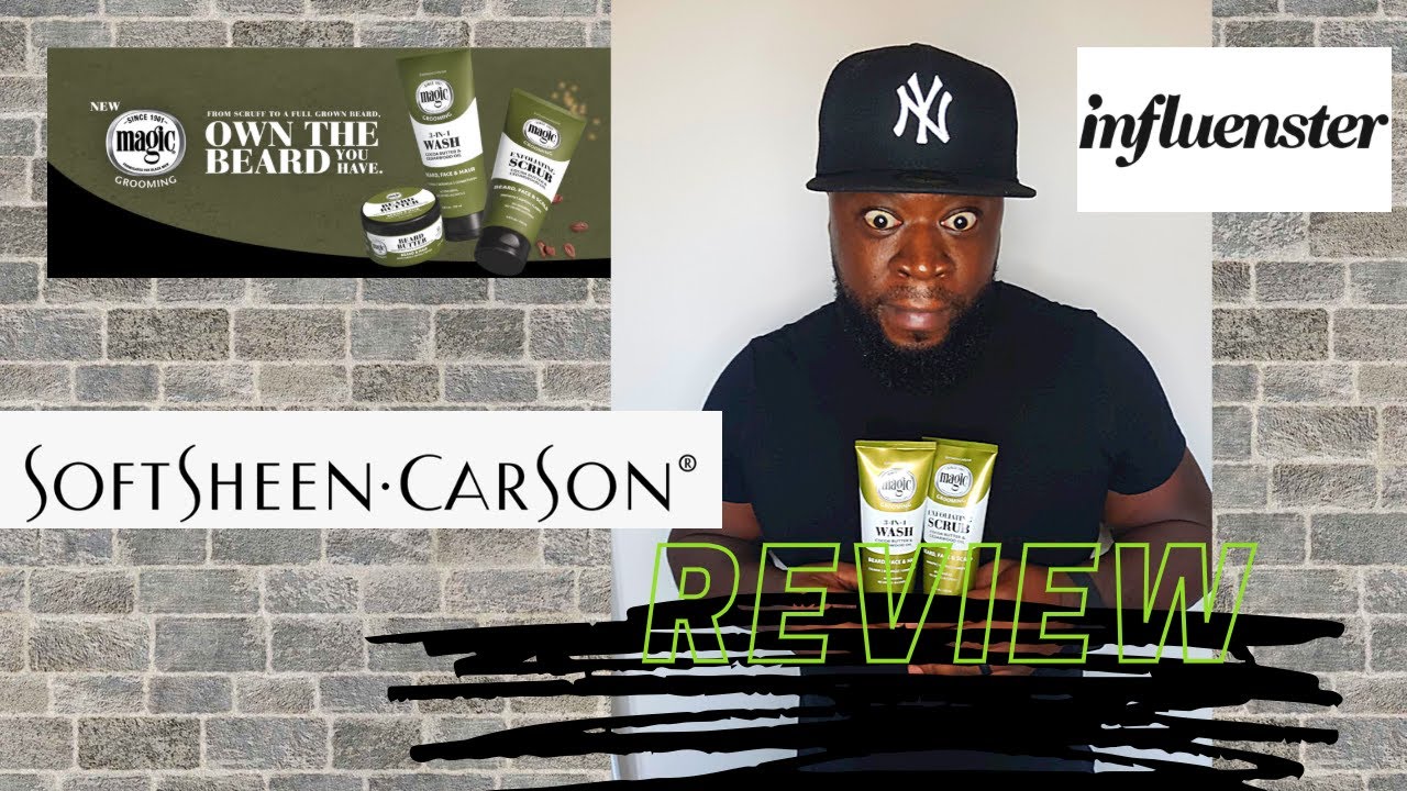 Magic Shave | Soft Sheen Carson | Beard Products Review + DEMO | Influenster