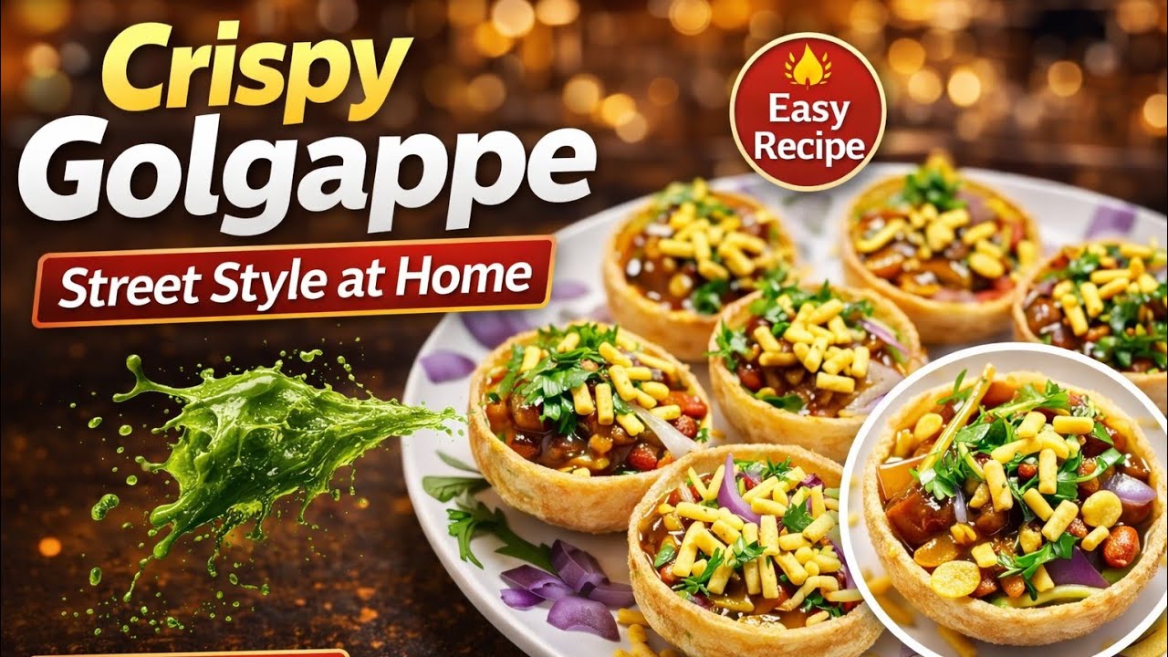 Golgappe Starter at Home | Pani Puri Recipe | Tasty Food 365