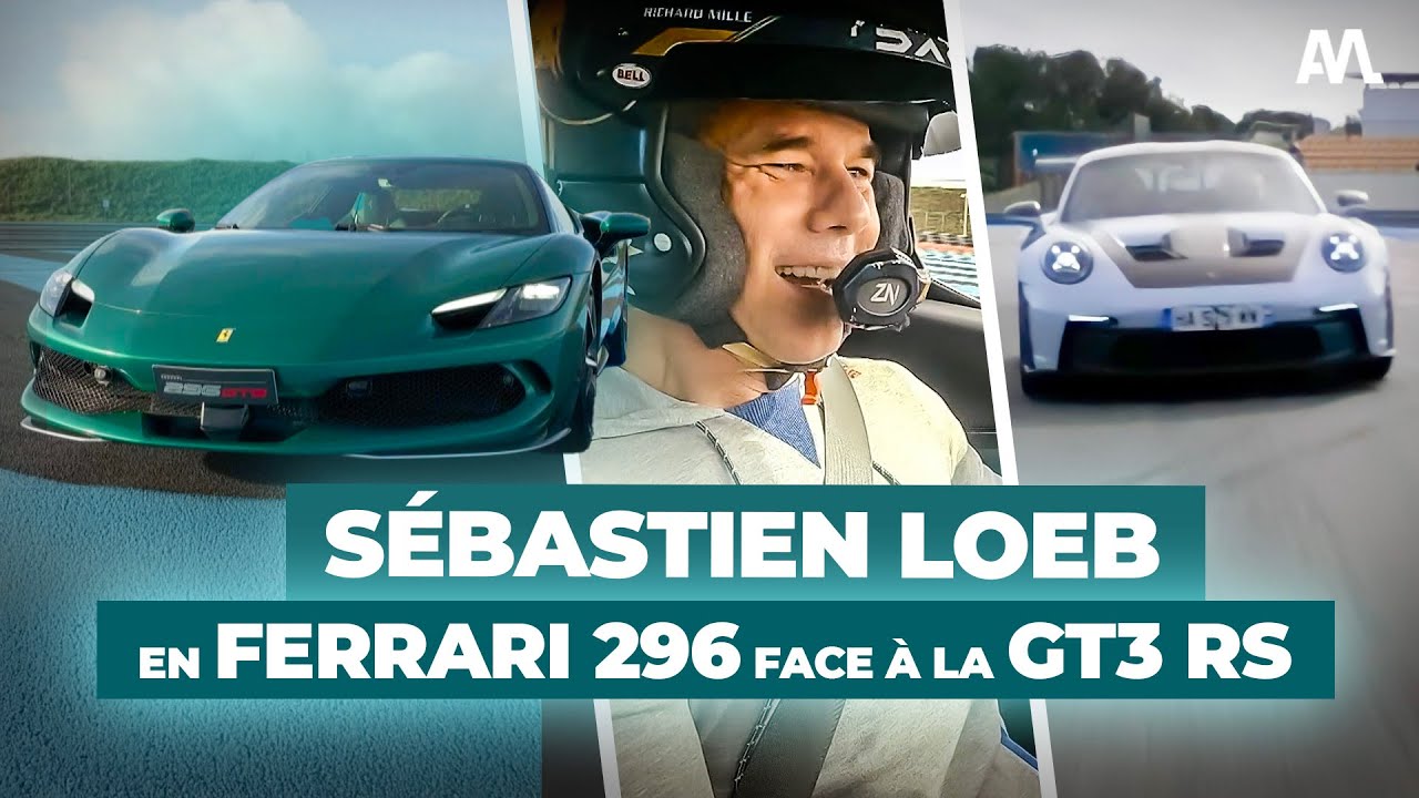 Sébastien Loeb dompte la Ferrari 296 face à la GT3 RS