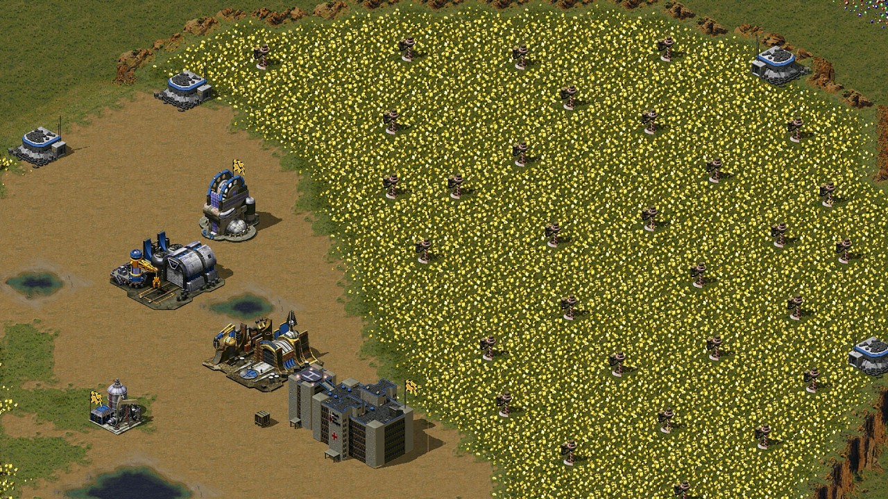 Red Alert 2 | Yuri's Revenge | 7 vs 1 | Pretty Women 33 New Map Extra Hard AI