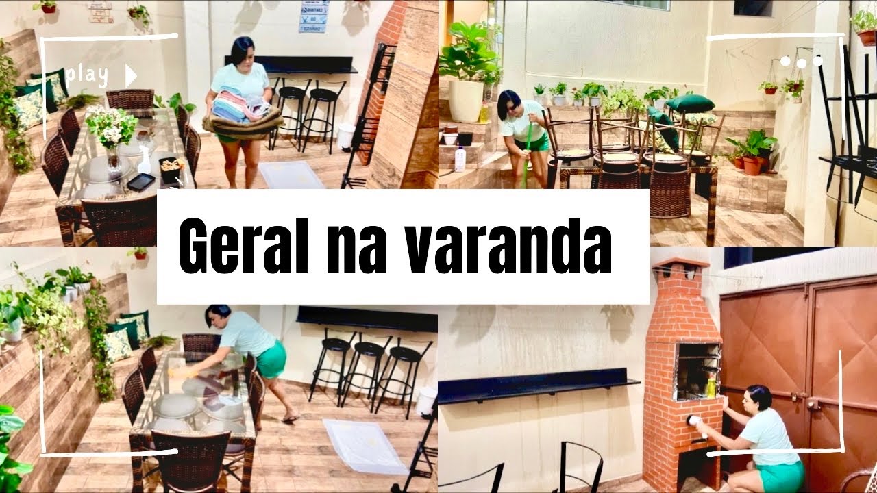 LIMPE COMIGO: FAXINA NA VARANDA PRA RENOVAR AS ENERGIAS ✨