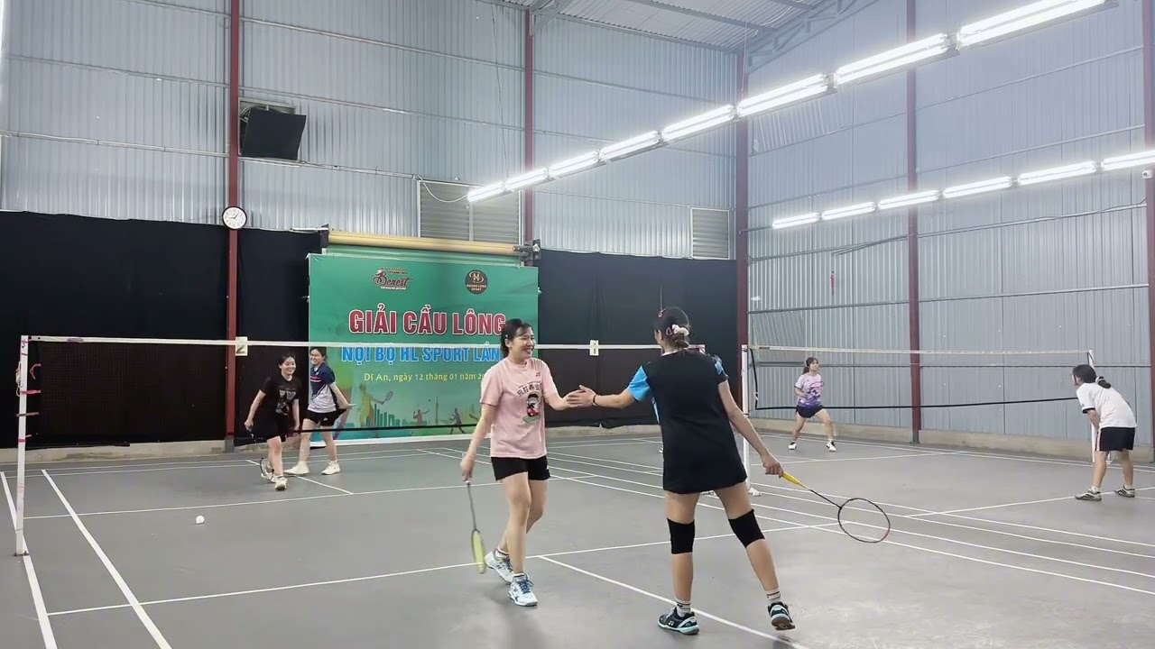 [CẦU LÔNG ĐÔI NỮ] - SET 4 (Sân HL - 31/12/2025)