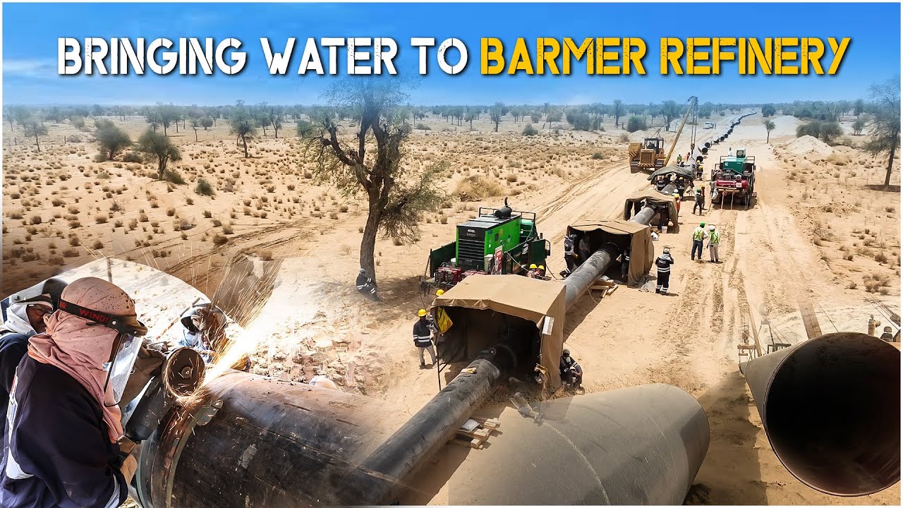 Overcoming Desert Challenges - The Barmer Raw Water Pipeline Project | Megha Engineering