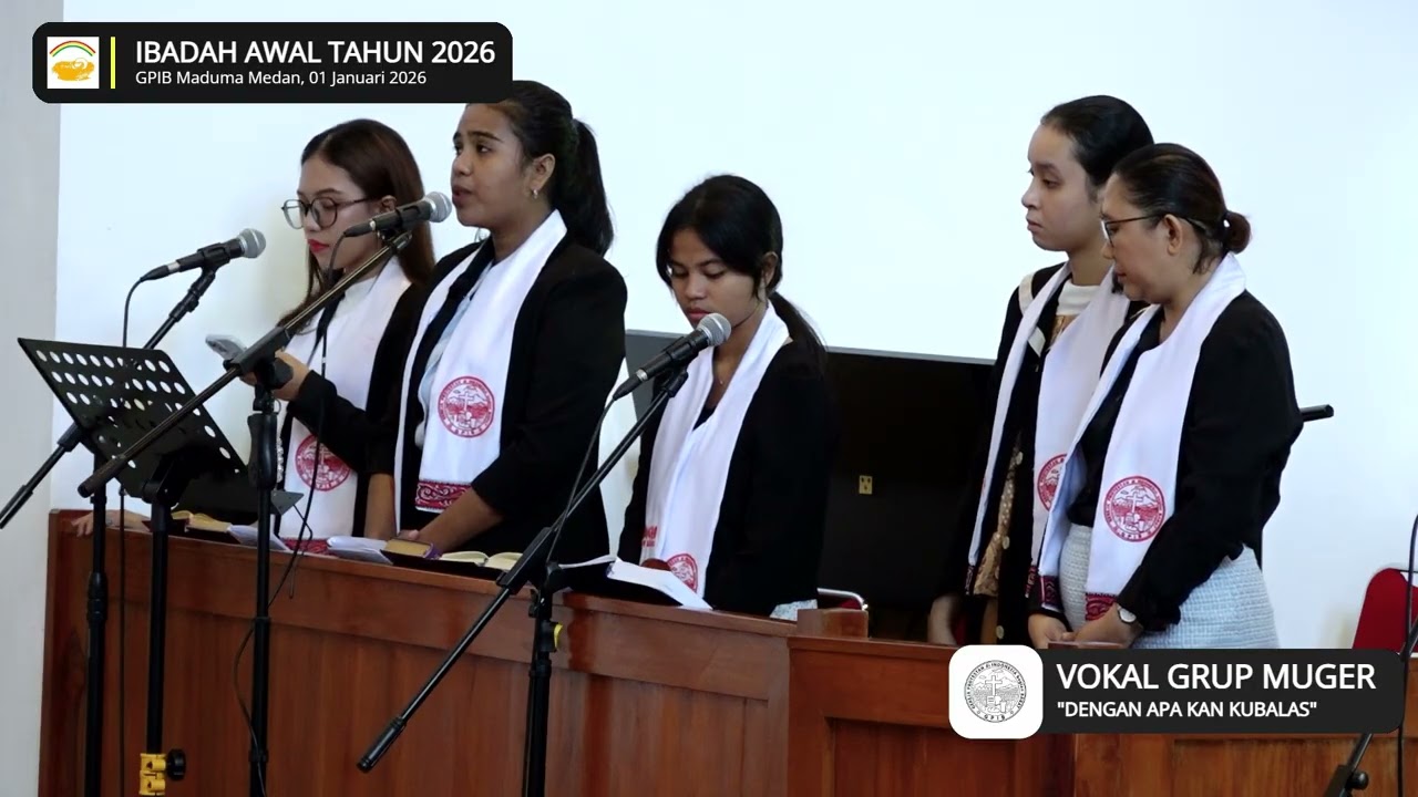 Persembahan Pujian Vokal Grup Muger | Awal Tahun, 01 Januari 2026