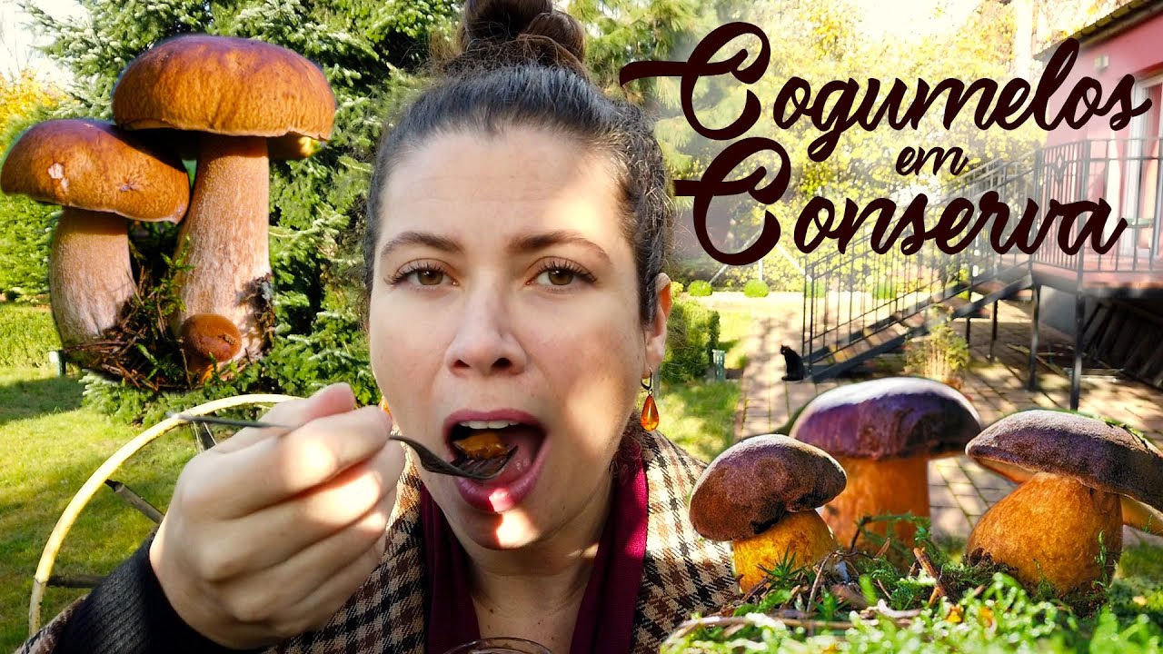 RECEITA DE COGUMELOS EM CONSERVA ao estilo polonês