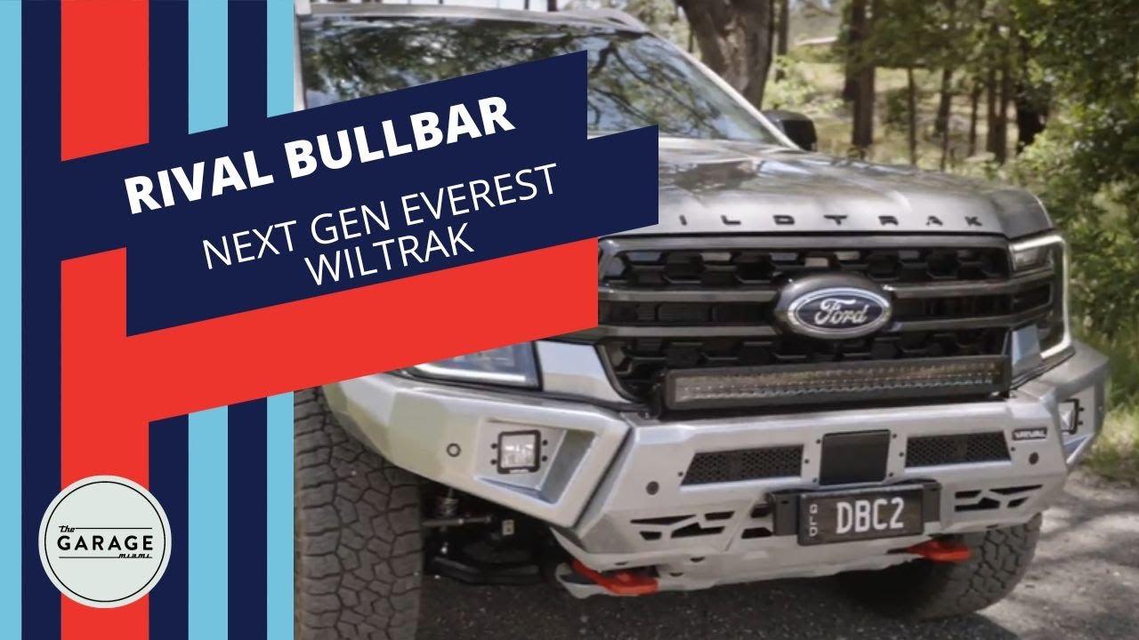 Revolutionize Your Ride: The New Rival Bullbar on Ford Everest Wildtrak at The Garage Miami!