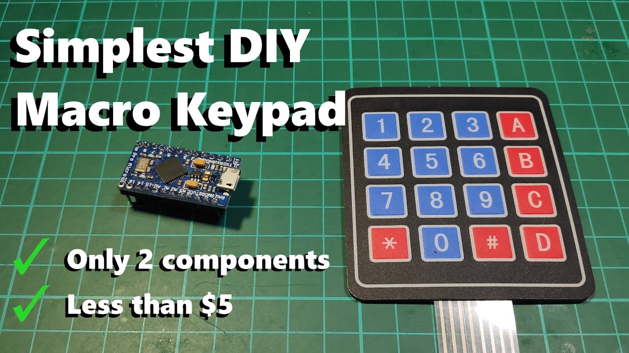 The Simplest DIY Macro Keypad with Arduino