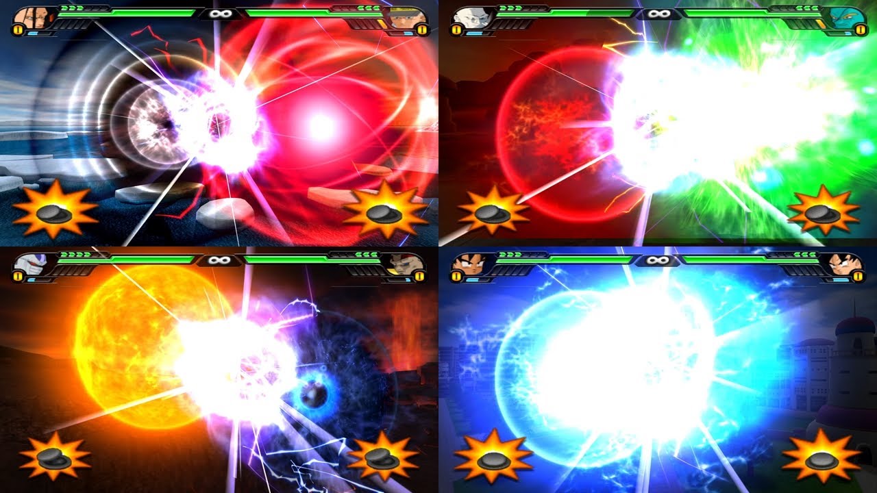 OS CHOQUES DE PODERES MAIS INCRÍVEIS DE DRAGON BALL Z BUDOKAI TENKAICHI 3