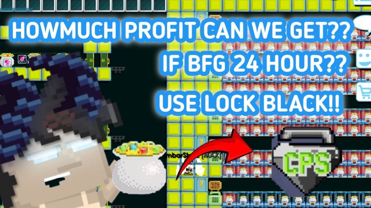 BFG PAKE LOCK INI KALIAN BISA MENDAPATKAN UWS !! | DOUBLE PROFIT? | CreativePS | Growtopia