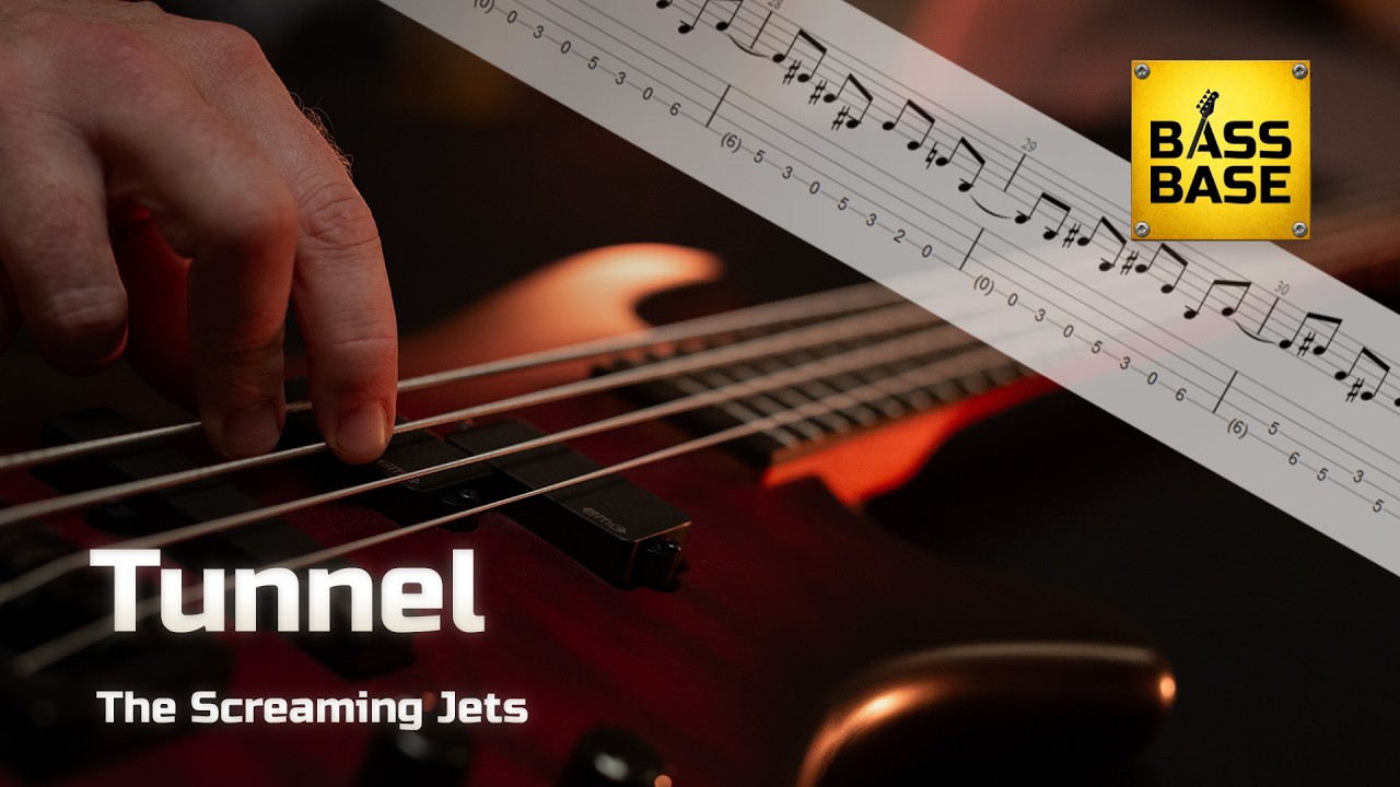 The Screaming Jets - Tunnel - Bass cover with tabs