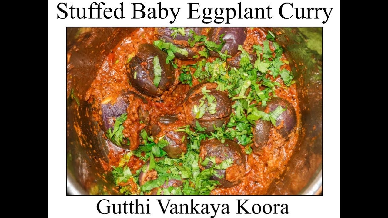 Instant Pot Stuffed Eggplant Curry || Best Gutthi vankaya koora || Vegan