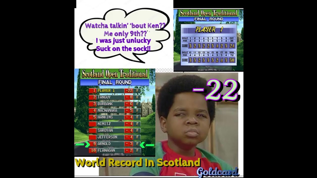 Neo Turf Masters - 22 *WORLD RECORD* & Goldcard In Scotland Course
