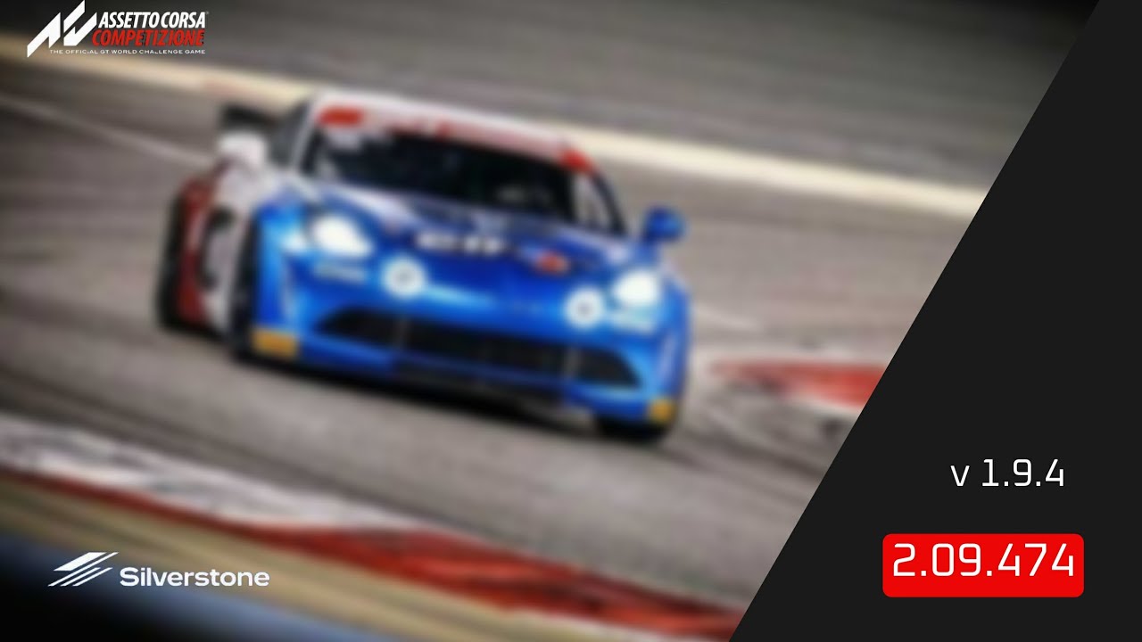 Alpine A110 GT4 Silverstone Hotlap + Setup Assetto corsa competizione
