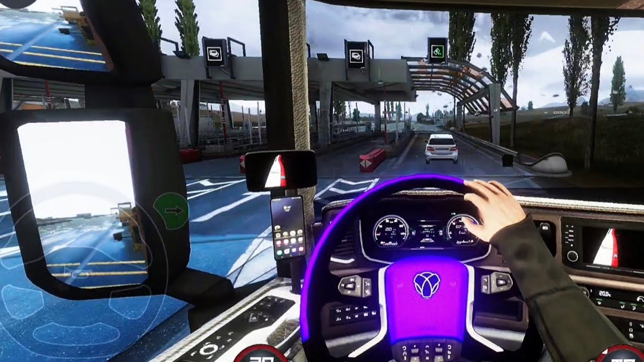 يوم معنا سكانياScania 530  قيادة واقعية #automobile #eurotrucksimulator2 