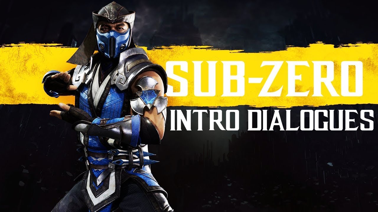 Mortal Kombat 11 ALL SUB-ZERO Intros (Dialogue & Character Banter) MK11