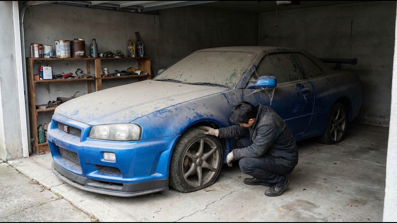Abandoned Nissan Skyline GT-R R34 1999 — Full Restoration | ASMR